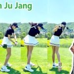 Won Ju Jang ジャン・ ウォンジュ 韓国の女子ゴルフ スローモーションスイング!!!
