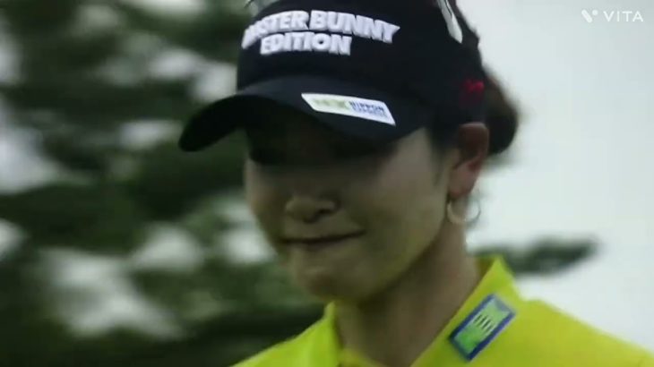 原 英莉花プロ❤️日本女子オープン2023,3日目、手術後復活優勝あるよ‼️単独首位、明日も頑張って👊😆🎵